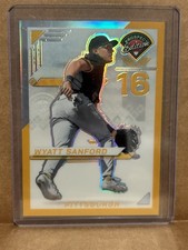 2025 Prospect Edition Baseball Wyatt Sanford Gold Prizm /10 Pirates