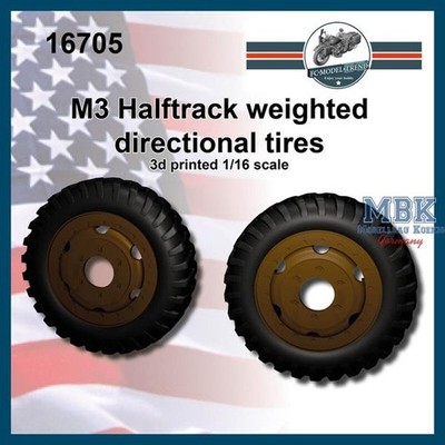 FC MODEL TREND FCMT16705 M3 halftrack, directional weightes tires (1:16)