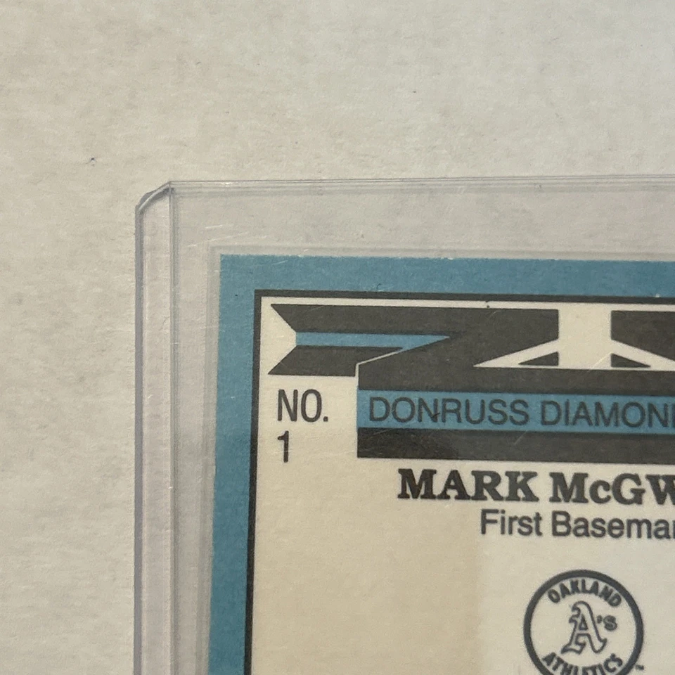 Donruss Diamond Kings 1988 Mark McGwire #1 Ex Foto 3 de 4