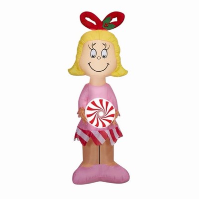 Cindy Lou Who Grinch Christmas Airblown Yard Inflatable 5FT Tall w/ LED Lights