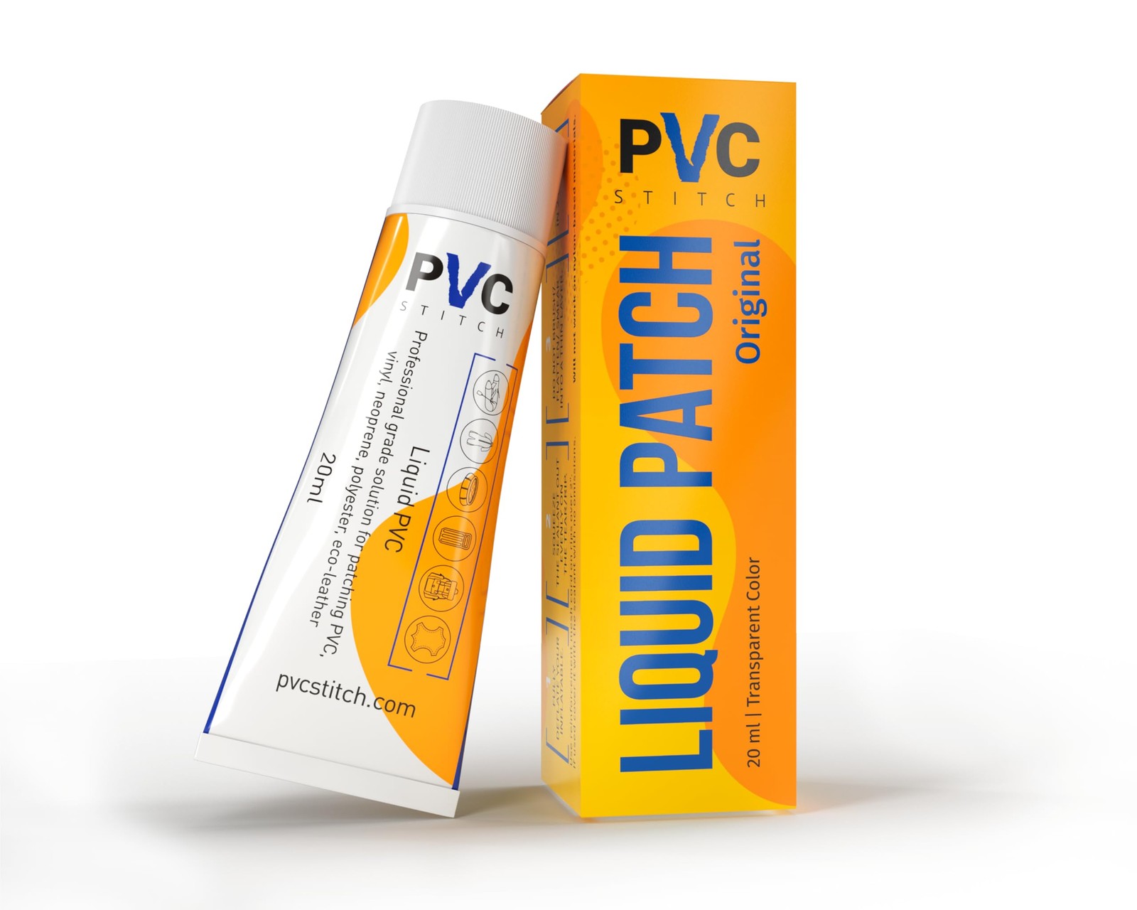 Parche de reparación de líquidos de puntada de PVC para colchones de aire, camas de agua, pegamento inflable...