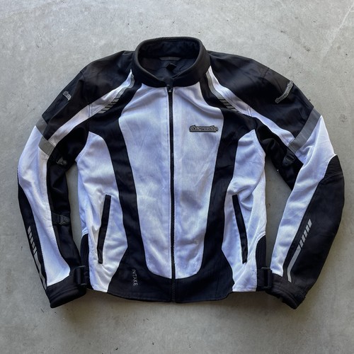 Tourmaster Intake Air 5.0 Mesh Motorcycle Jacket Mens Size L Textile Padded