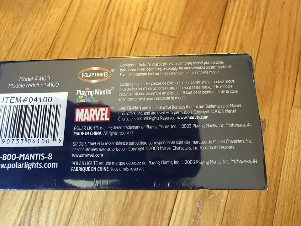 Kit Modelo Reproducción Vintage The Amazing Spider-Man 2003 Luces Polares #4100 Foto 3 de 4