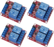 2 Channel 24V Relay Module Board, Optocoupler Isolation, High Low Level Trigger