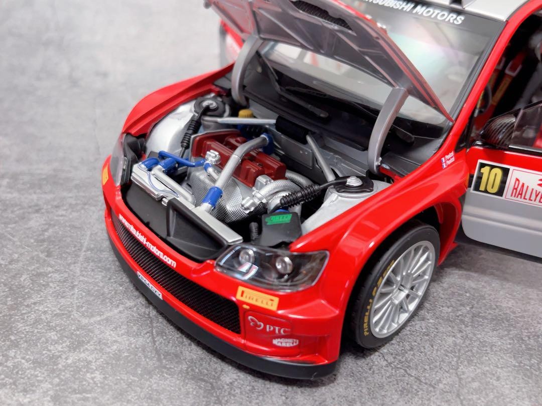 オートアート1/18 三菱ランサー WRC05 PANIZZI ＃10 AUTOart 1/18 Mitsubishi Lancer WRC05 PANIZZI 10 Monte Carlo