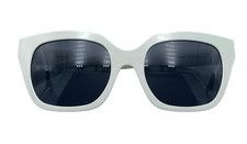 Celine CL40198F 5625A Ivory Smoke Over Sized Sunglasses W/ Case Made In Italy