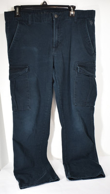 Men's US Polo Assn. Active Stretch Blue Snap Pocket Pants Size 32 / 30