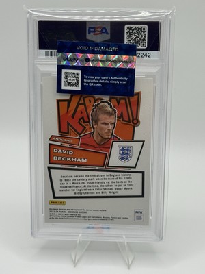 2023-24 Panini Donruss Fifa - Kaboom David Beckham #25 for