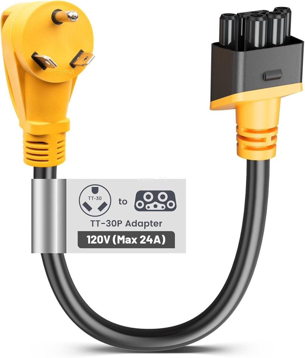 EV Charging NEMA TT-30 Plug Adapter for Tesla Model S/X/3/Y
