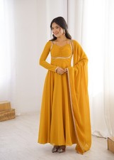 Bollywood Style Heavy Fox Blooming Silk Salwar Kameez With Dupatta For Women XL