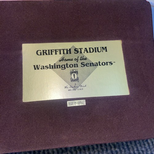 Griffith Stadium Washington Senators Field Danbury Mint New In Box - Picture 3 of 3