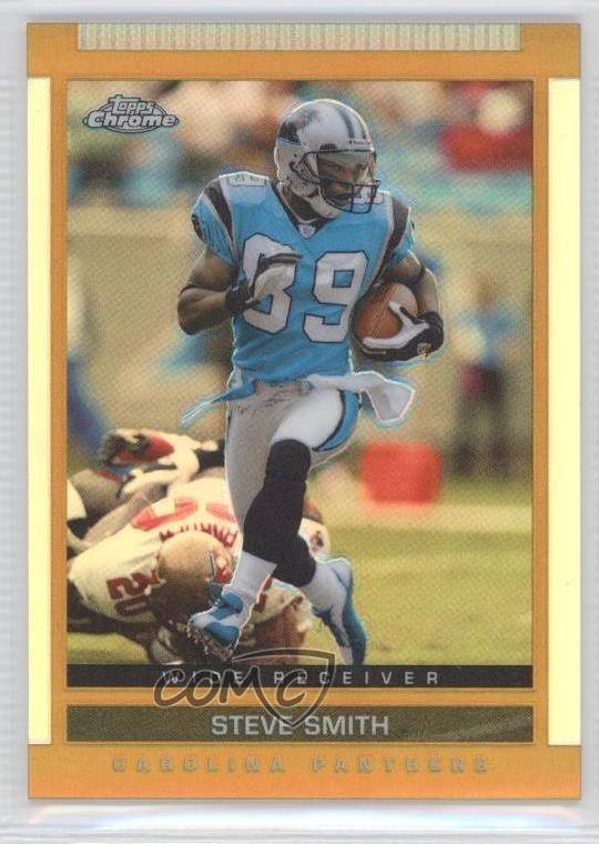 2003 Topps Draft Picks & Prospects Chrome Gold Refractor Steve Smith #95 0d6q