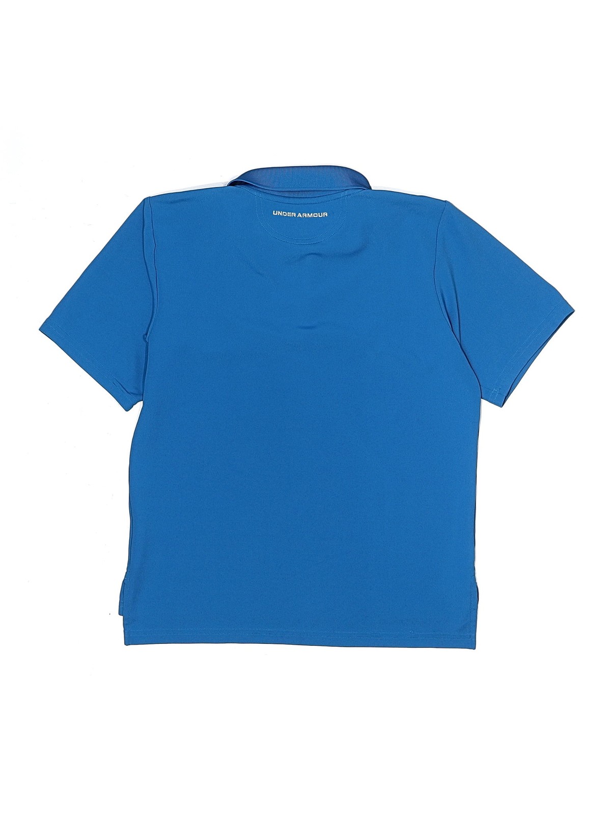 Under Armour Boys Blue Short Sleeve Polo M Youth thumbnail 2