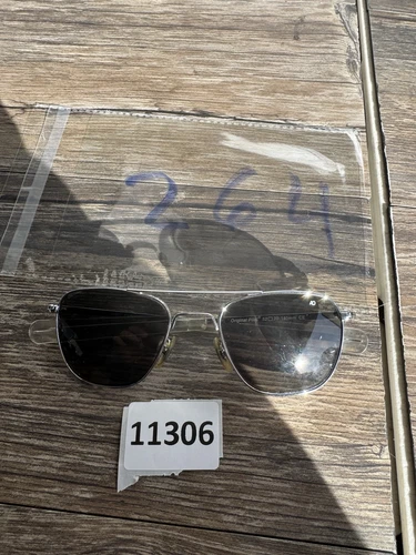 52 20mm 5 1 2" AMERICAN OPTICAL MATTE SILVER CRYSTAL ORIGINAL PILOT Solid