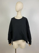 STUDIO B3 Designer Avant Garde Asymmetric Oversized Long Sleeve Sweater Size S