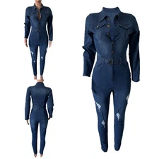 Women Jumpsuit Vacation Bodysuit Clubwear Overalls Daily Romper Weekend Stretch