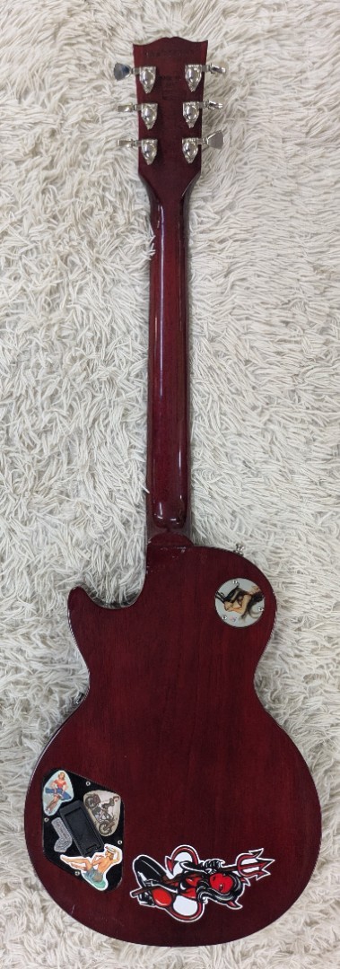 2013 Modded Gibson Les Paul Studio Dark Cherry With Deluxe Gibson
