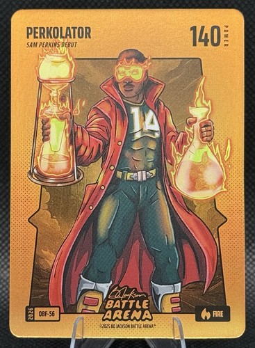 2026 Bo Jackson Battle Arena Orange Battle Foil Fire Perkolator