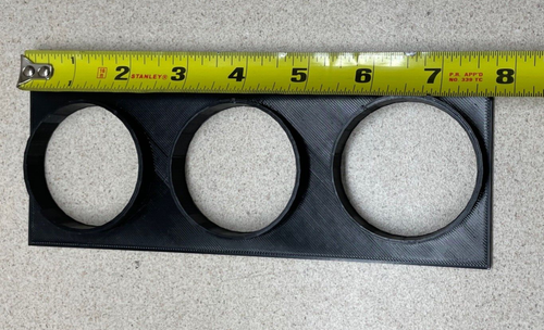 Pod Single Din 3 triple 52 mm - Pod universal de triple calibre - Imagen 3 de 3
