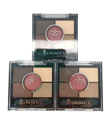 Rimmel Glam Eyes HD 5 Color Eye Shadow Palette 0.13 oz Brixton Brown - LOT OF 25