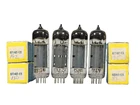 Matched QUAD ( 0% tol.) 6P14P-EV / EL84M /6BQ5 TUBES  NOS  OTK /RHOMBUS 1982-86!