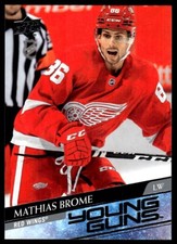 2020-21 Upper Deck Young Guns Mathias Brome Rookie Detroit Red Wings #468 R135