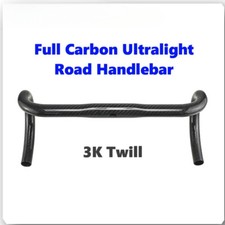Barra a goccia manubrio bici da strada in fibra di carbonio 380-440 mm accessori bici