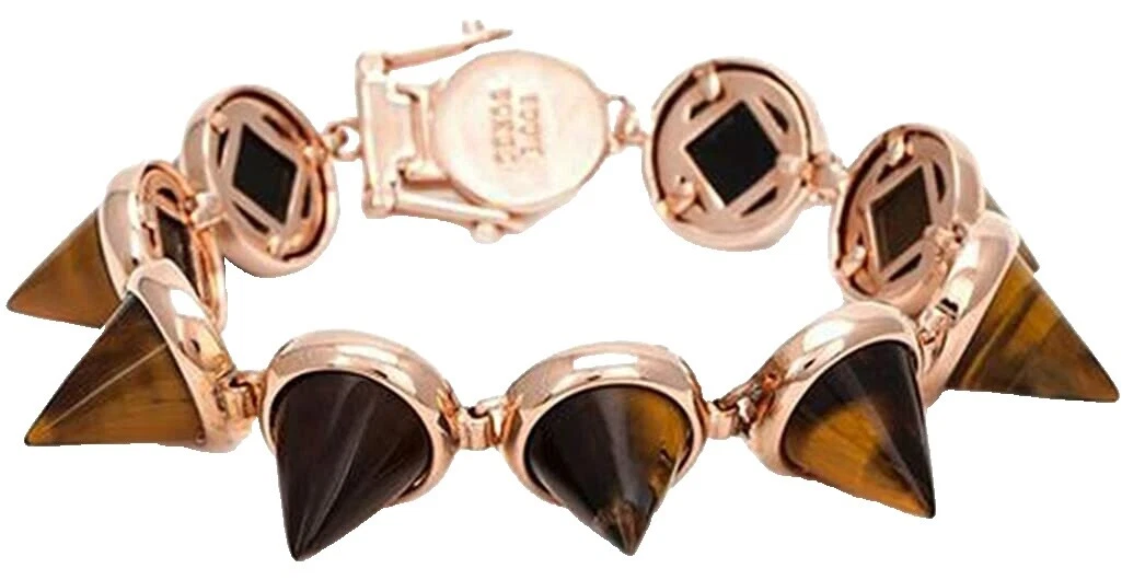 Tiger's Eye Rose Gold Plated Fashion Jewelry