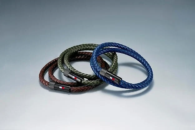 Pulsera de cuero para hombre Tommy Hilfiger Joyería Foto 2 de 4