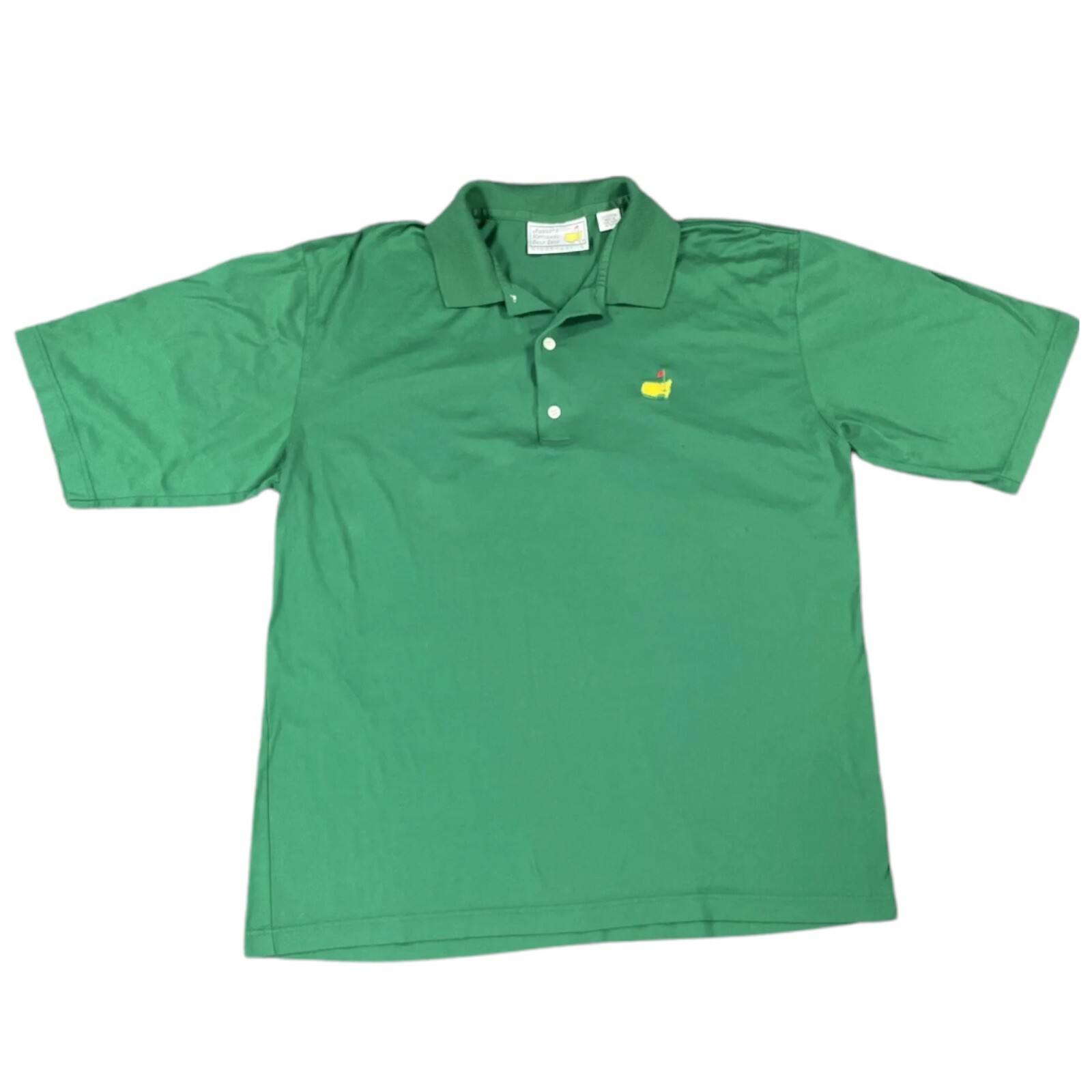 Vintage Augusta National Golf Polo Shirt Large Green … Gem