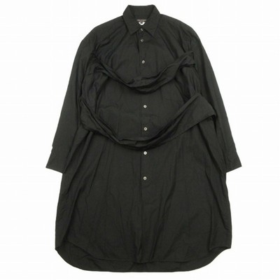 22AW COMME DES GARCONS HOMME PLUS DRAPE DESIGN LONG SHIRT SLEEVE  