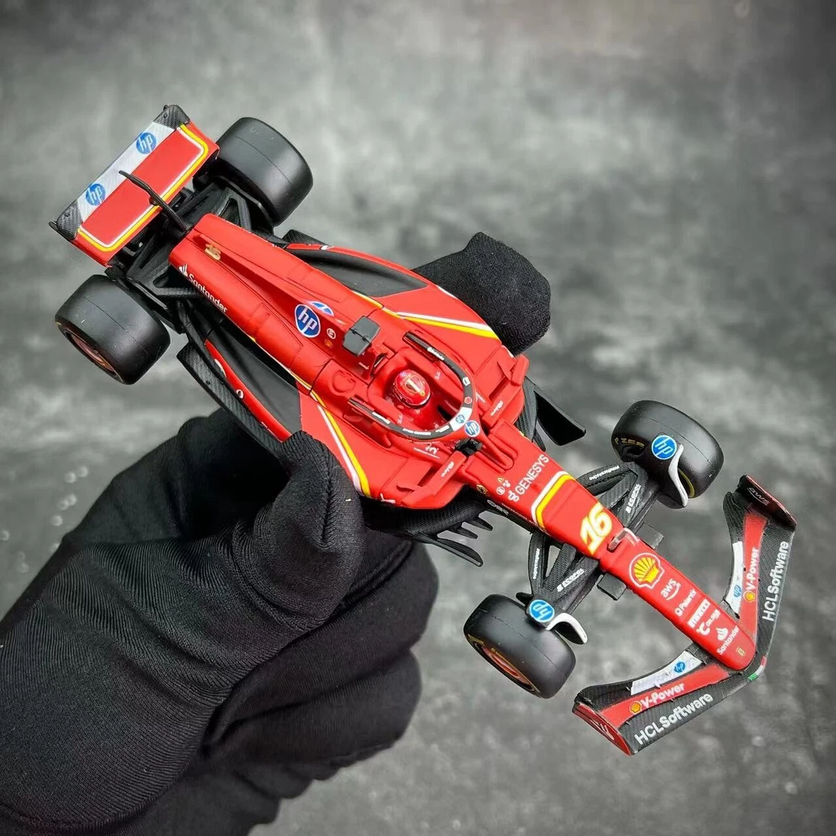 Bburago 1/43 Scuderia Ferrari HP F1 Team SF-24 GP 2024 #16 Bburago 1/43 Scuderia Ferrari HP F1 Team SF-24 GP 2024 #16