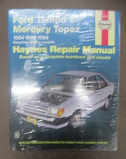 HAYNES 36078 FORD TEMPO & MERCURY TOPAZ 1984-94 REPAIR MANUAL 