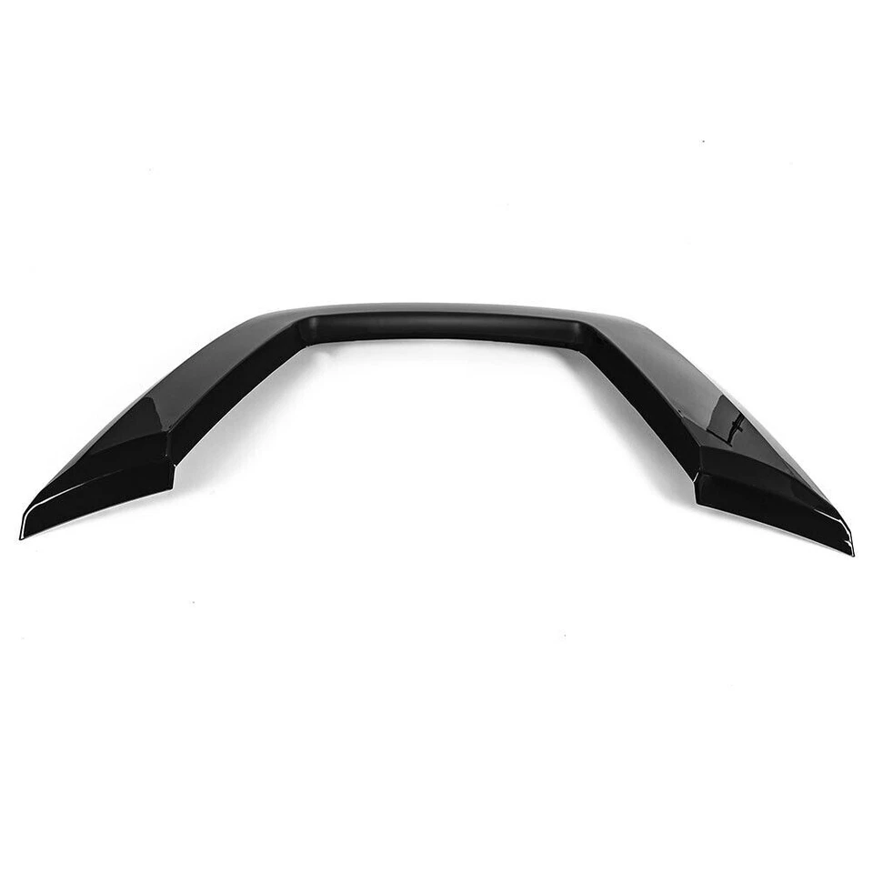 For Nissan Rogue 2017 2018 2019 2020 Gloss Black Front Grille Outer Trim Molding - Image 4 of 4
