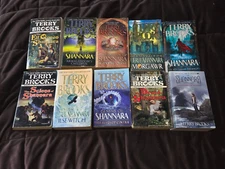 TERRY BROOKS LOT OF 10 SHANNARA FANTASY SCI-FI DEL REY PAPERBACK BOOKS