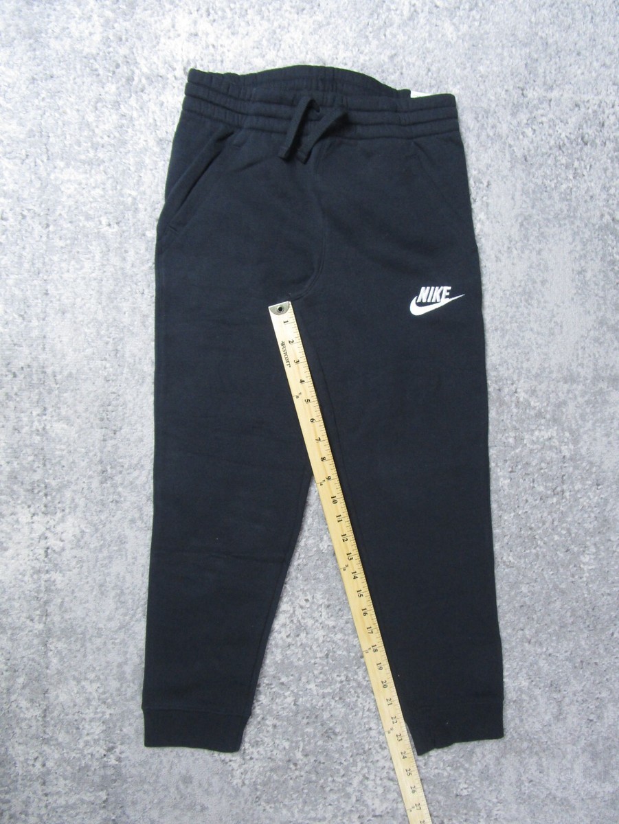 Nike Pants Boys M+ Sportswear Club Fleece Joggers Black Sweatpants
