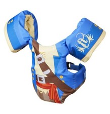 Full Throttle Little Dippers Child's Life Vest - Pirate, Adjustable 33-55 lbs.