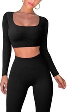0QQ Workout Outfits for Women 2 Piece
