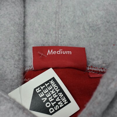 NWT Supreme NY Inside Out Box Logo Hoodie Reversible Gray NWT Supreme NY Inside Out Box Logo Hoodie Reversible Gray