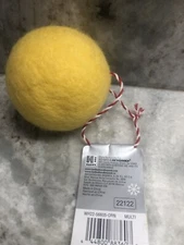 ShipN24Hours. New-Bed Bath & Beyond 3” Lime Christmas Ornament.