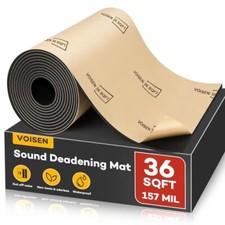 Sound Deading Material for Cars, 157 MIL 4 mm 36 sqft Sound Deadening