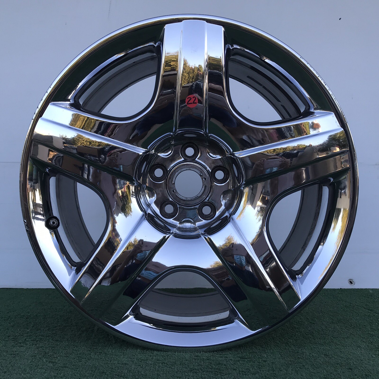2005-08 BENTLEY CONTINENTAL GT 19" CHROME GENUINE FACTORY OEM WHEEL RIM NO CAP