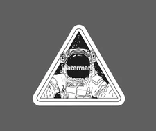 Astronaut Selfie Sticker Space Waterproof