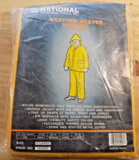 NATIONAL WEATHER BEATER RAIN SUIT  New Opened Package  Type 9040 Size XL