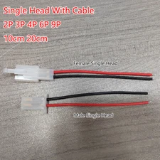 2 3 4 6 9Pin Way 2.8mm Electrical Plug Wired Multi Connector Single Head For Car