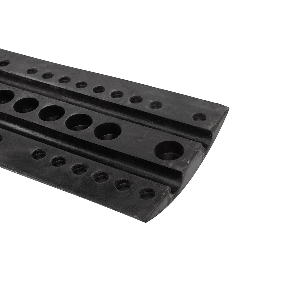 Rayas de tráfico de goma portátiles modulares 72"x12"×2” Foto 3 de 4