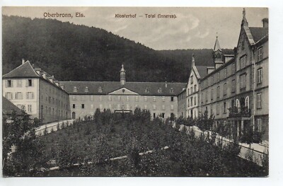OBERBRONN Alsace Lower Rhine postcard 67 the convent - Klosterhof