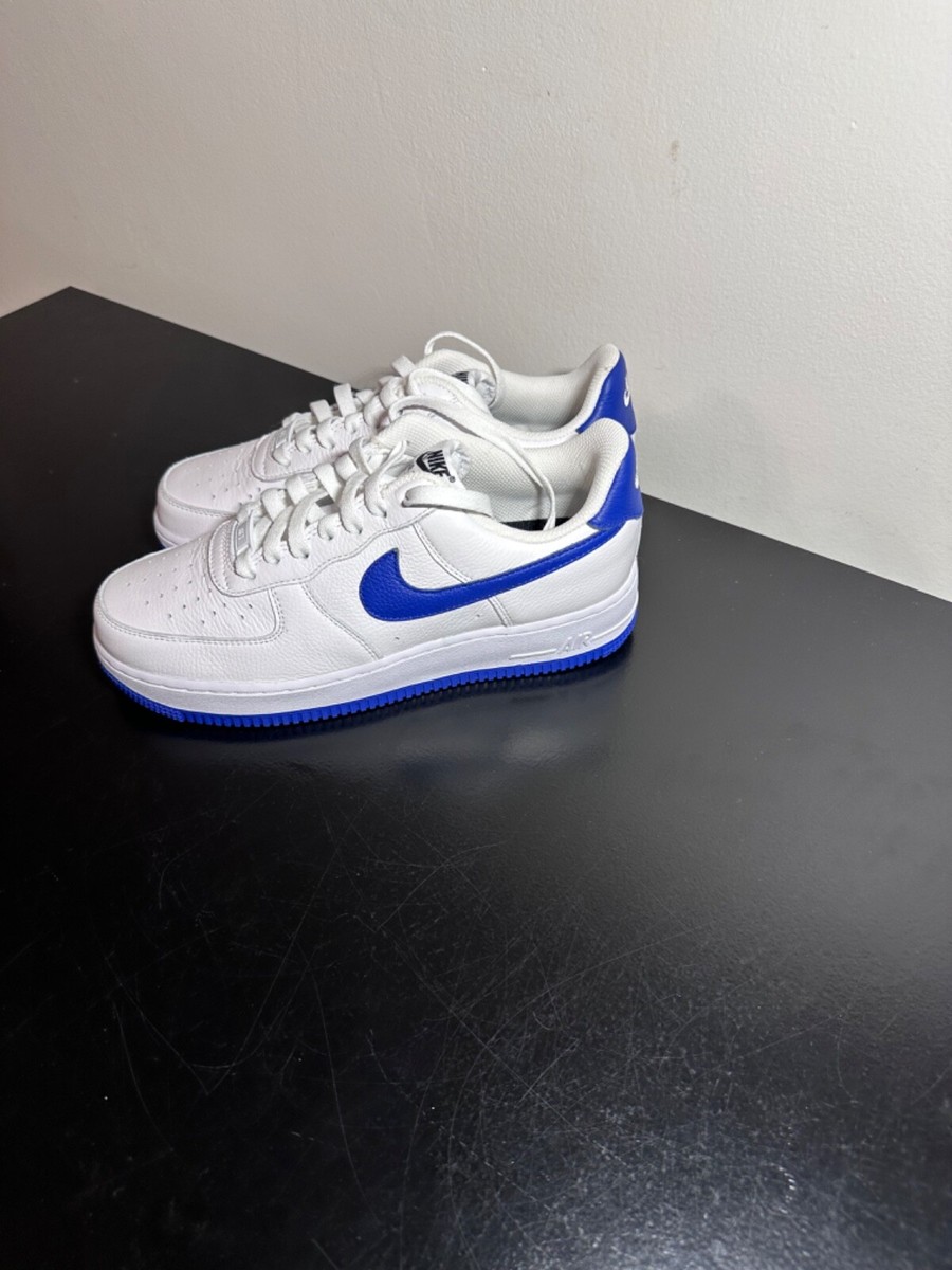 Nike Air Force 1 Low '07 White Game Royal Men's Size 8 Tried On