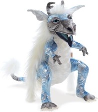 Folkmanis Ice Dragon Hand Puppet, 17"