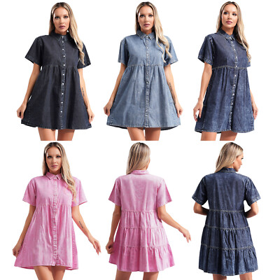 white christmas dresses Tamara Denim Dress – Retrofete